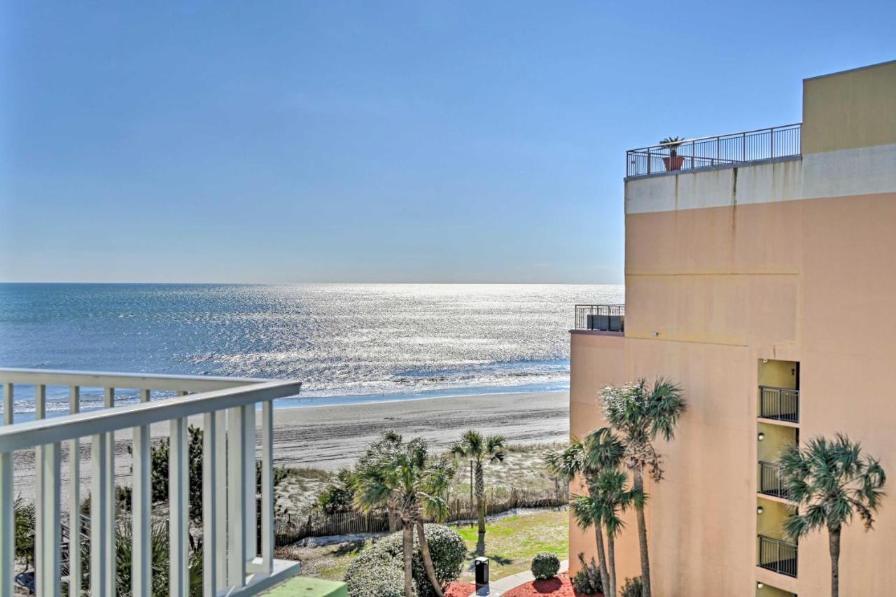 Beachfront Condo In Myrtle Beach With Pool Access Eksteriør billede
