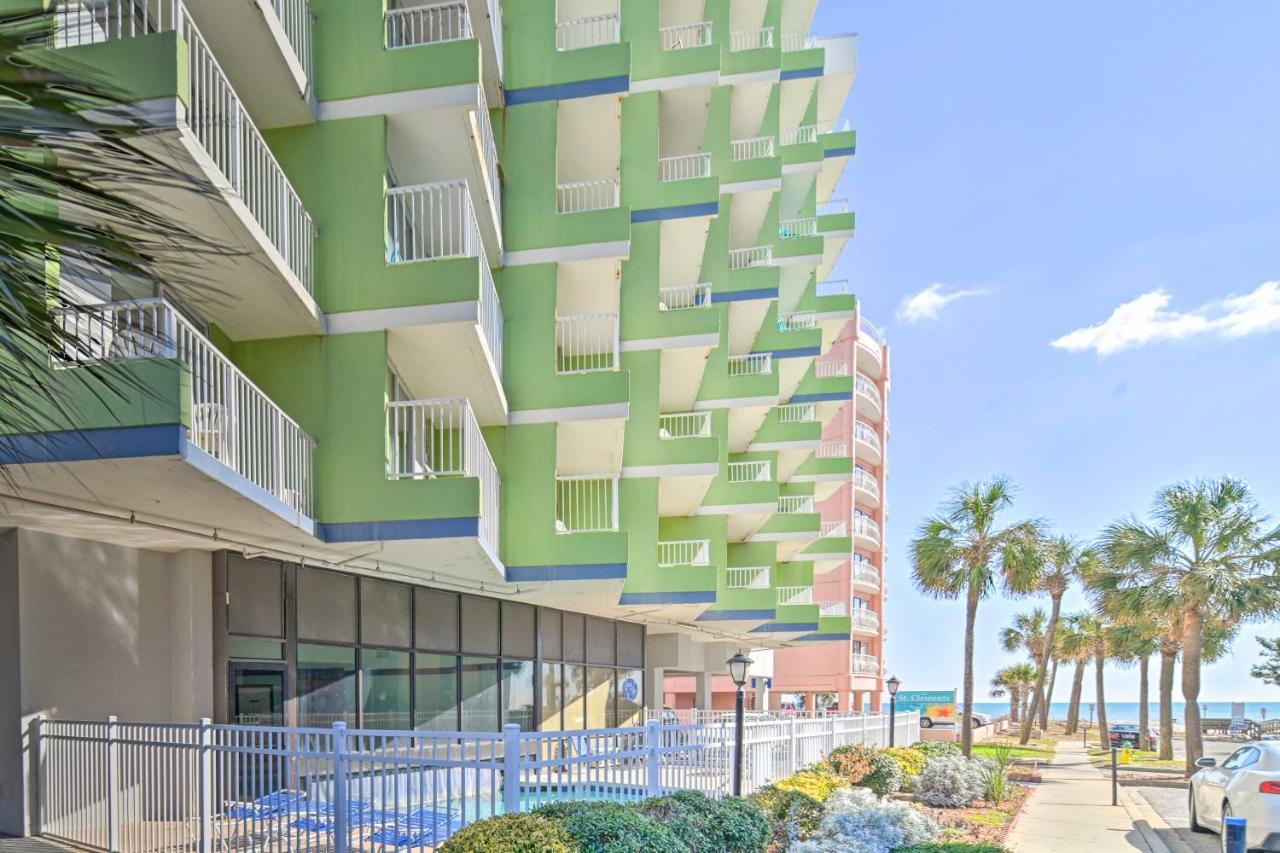 Beachfront Condo In Myrtle Beach With Pool Access Eksteriør billede