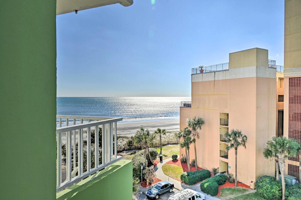 Beachfront Condo In Myrtle Beach With Pool Access Eksteriør billede
