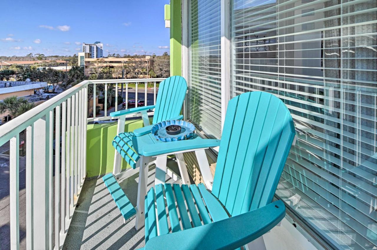 Beachfront Condo In Myrtle Beach With Pool Access Eksteriør billede